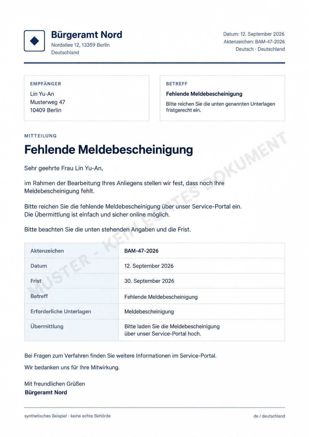 Upload the document